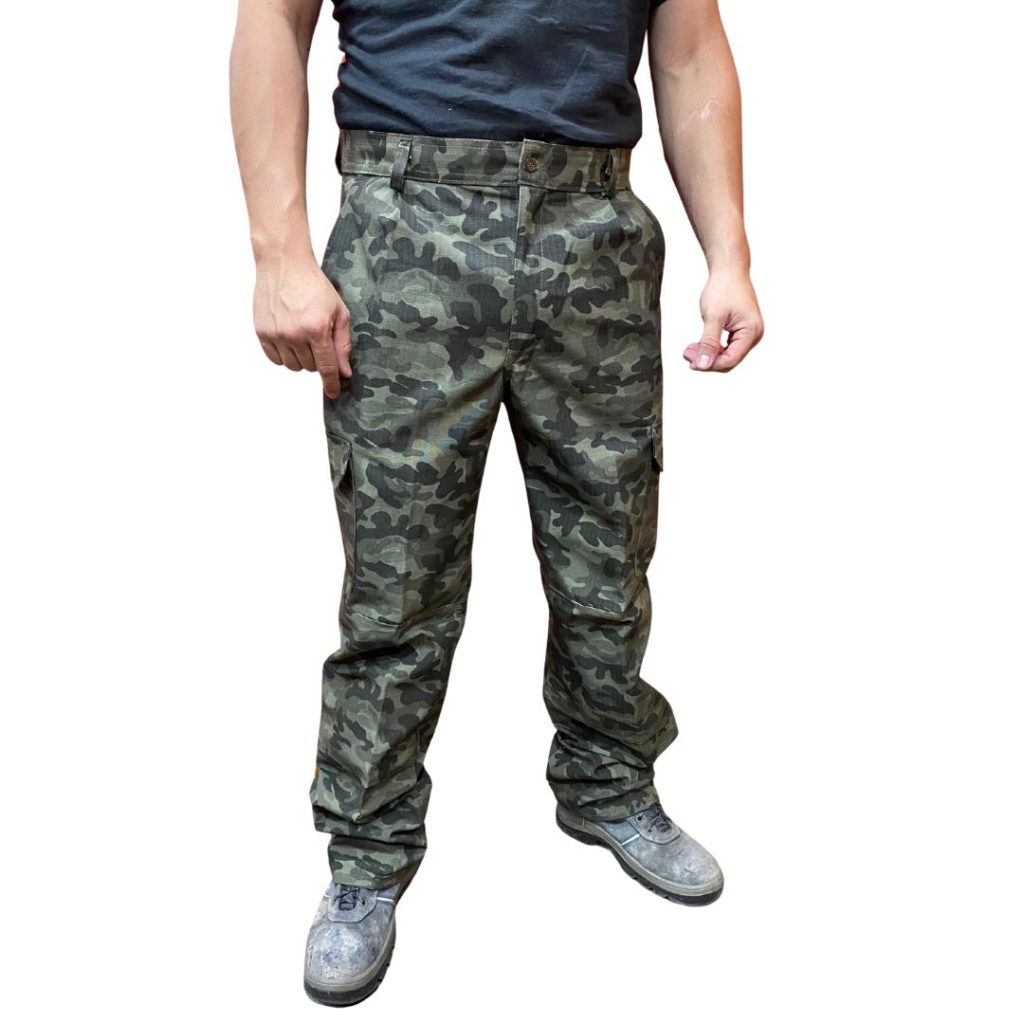 PANTALON CARGO RIPSTOP CAMUFLADO OMM