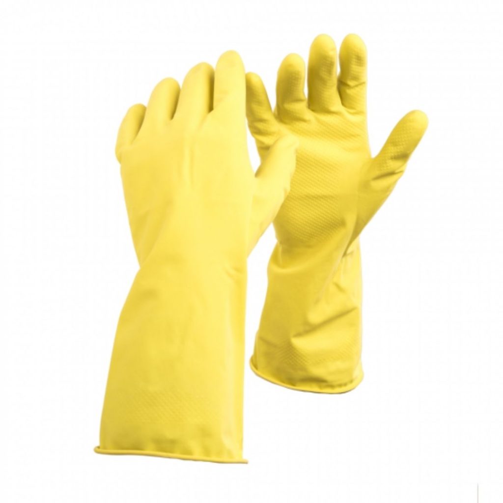 GUANTE LATEX DOMESTICO AMARILLO STEELPRO